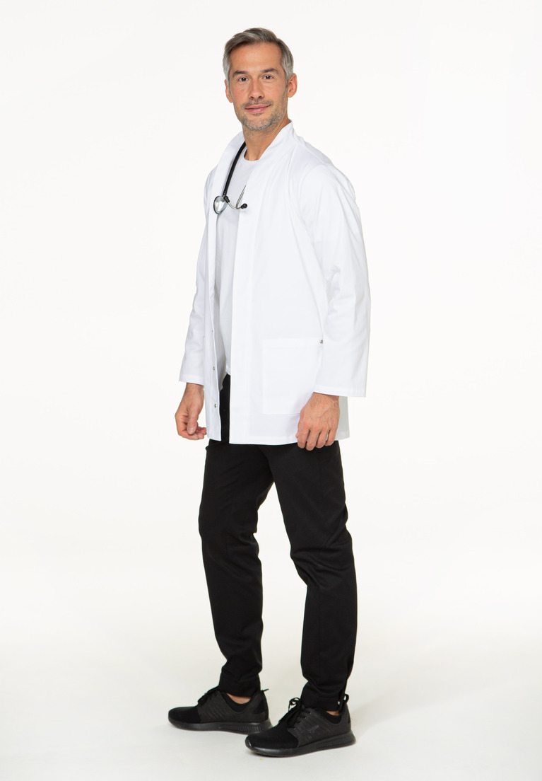 Lab coat short GAYL, white, 48-1